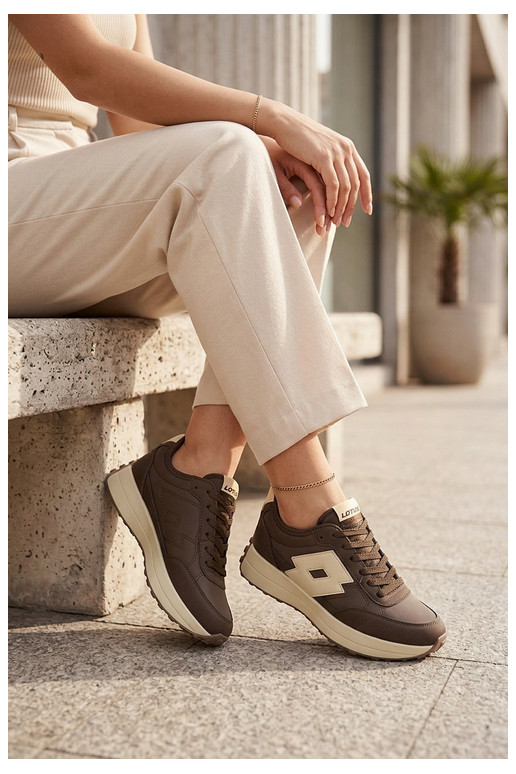 Women's sneakers LOTTO 2401930U CALENTO Chocolate