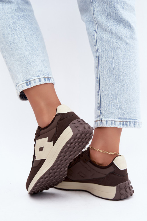 Women's sneakers LOTTO 2401930U CALENTO Chocolate