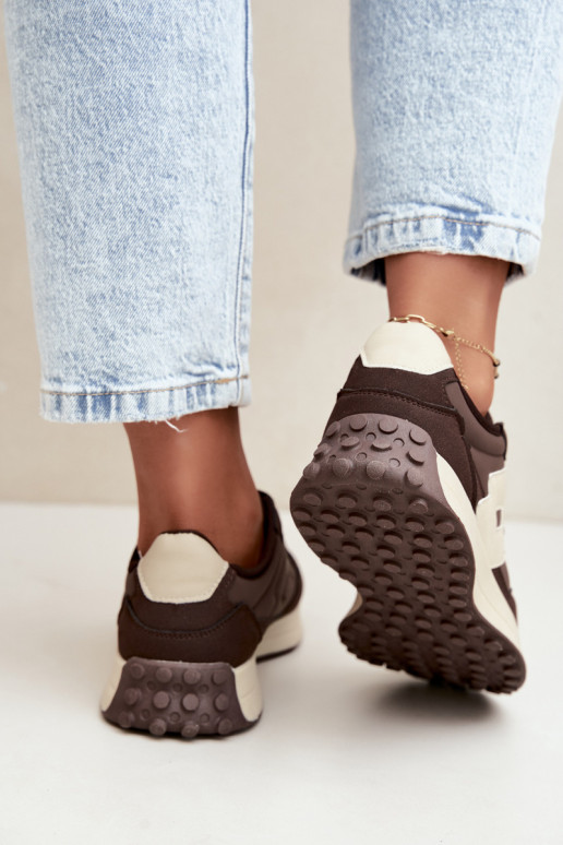 Women's sneakers LOTTO 2401930U CALENTO Chocolate