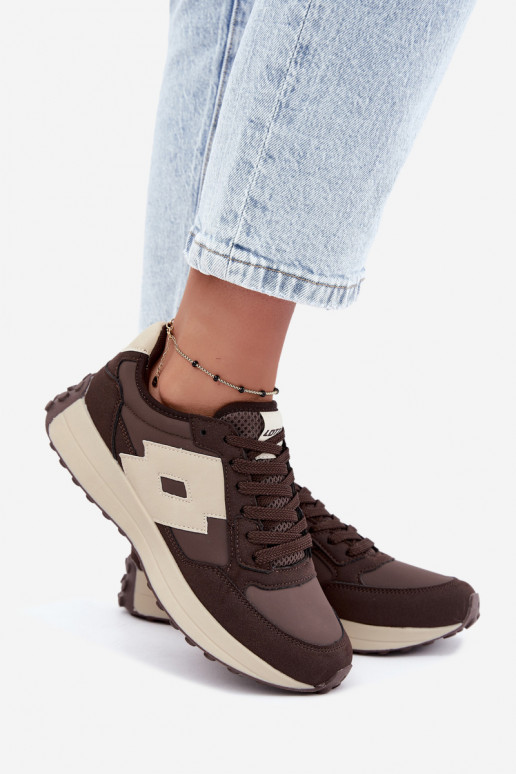 Women's sneakers LOTTO 2401930U CALENTO Chocolate