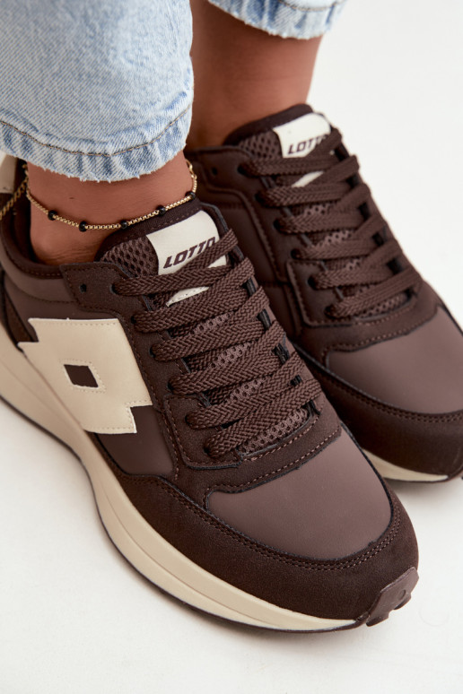 Women's sneakers LOTTO 2401930U CALENTO Chocolate