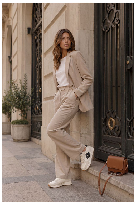 Women's sneakers LOTTO 2401930U CALENTO in muted white