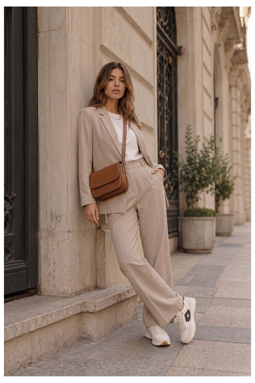 Women's sneakers LOTTO 2401930U CALENTO in muted white