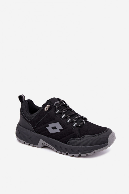 Buty trekkingowe męskie w czarnym kolorze LOTTO 2400290U KETCHAM