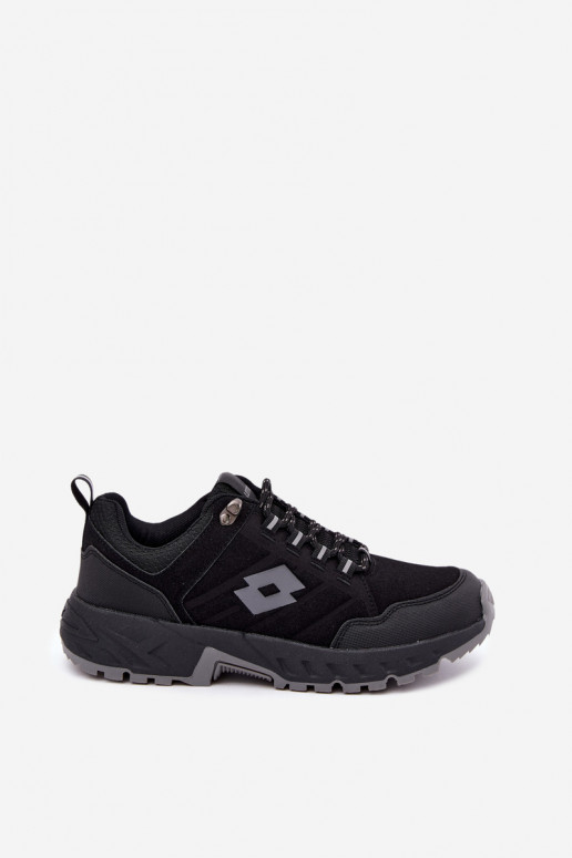 Buty trekkingowe męskie w czarnym kolorze LOTTO 2400290U KETCHAM