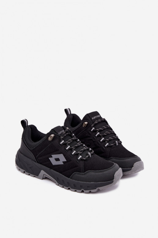 Black men's hiking shoes LOTTO 2400290U KETCHAM