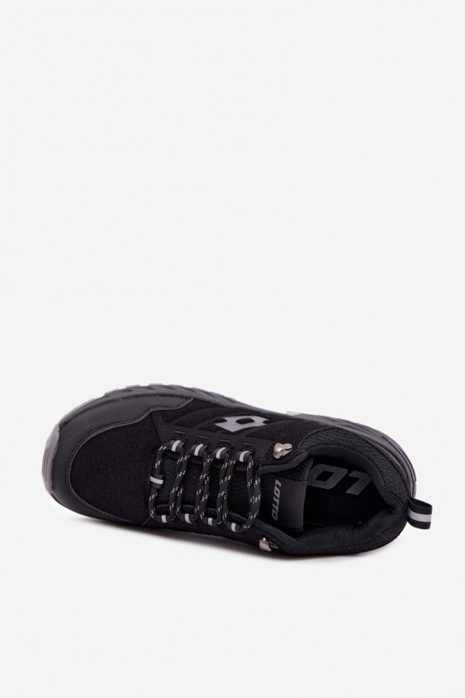 Buty trekkingowe męskie w czarnym kolorze LOTTO 2400290U KETCHAM