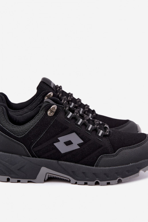 Men's hiking shoes in black LOTTO 2400290U KETCHAM