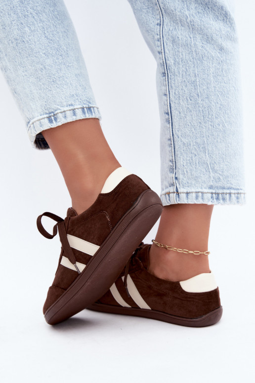 Women's Barefoot Sneakers in Chocolate Color Kessy