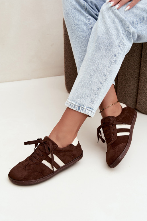 Women's Barefoot Sneakers in Chocolate Color Kessy