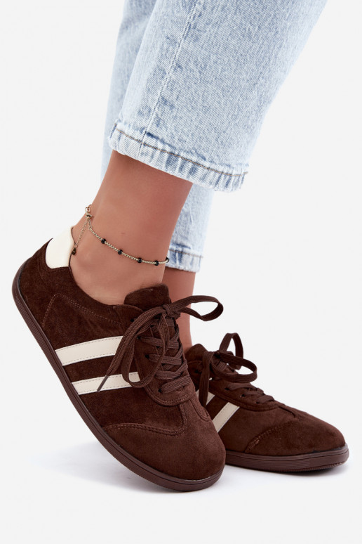 Women's Barefoot Sneakers in Chocolate Color Kessy