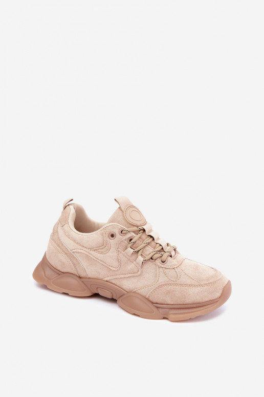 Damskie sneakersy w kolorze piaskowym Shaley