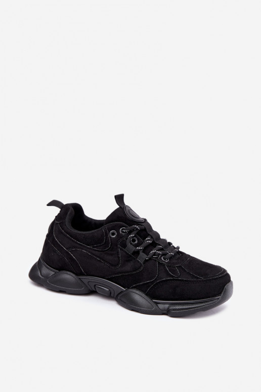 Damskie sneakersy w kolorze czarnym Shaley