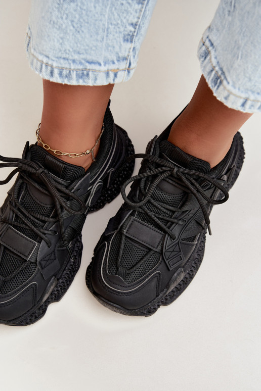 sneakers with stripes in black color Ellery