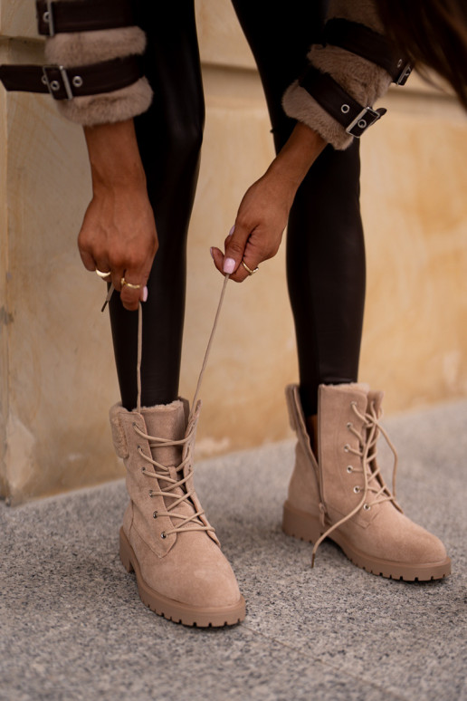 men's insulated ankle work boots in sand