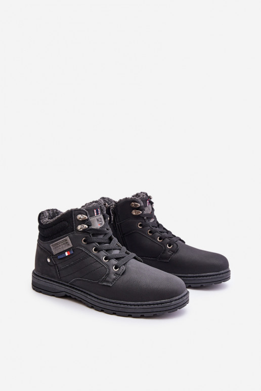 insulated men's boots McBraun in black