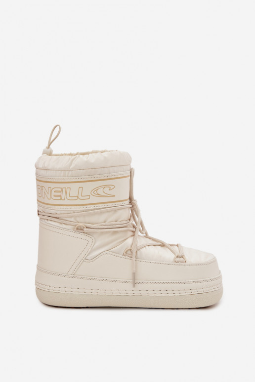 women's snow boots with stylish details O'NEILL LISA INOMEN HIGH 90253012.99Z in white