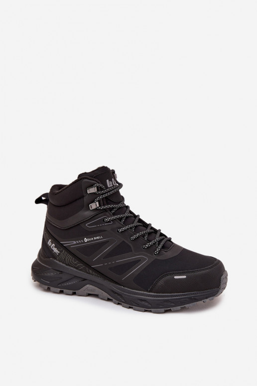 damskie ocieplane buty trekkingowe Lee Cooper LCJ-25-01-3710 w kolorze czarnym