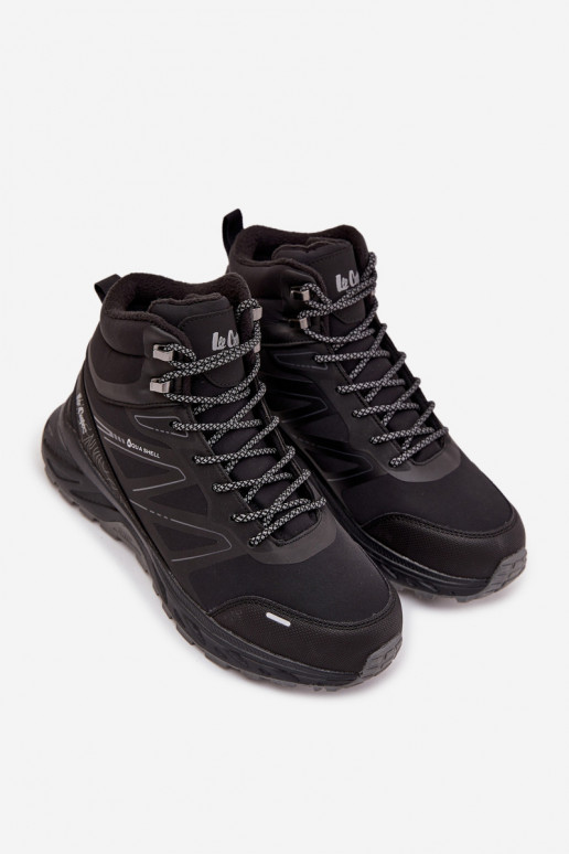 damskie ocieplane buty trekkingowe Lee Cooper LCJ-25-01-3710 w kolorze czarnym