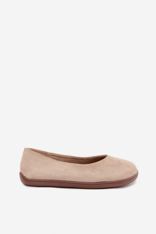 Balerinos moterims Barefoot smėlio spalvos Hollin