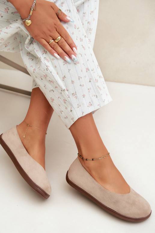 Women's ballet flats Barefoot in sand color Hollin