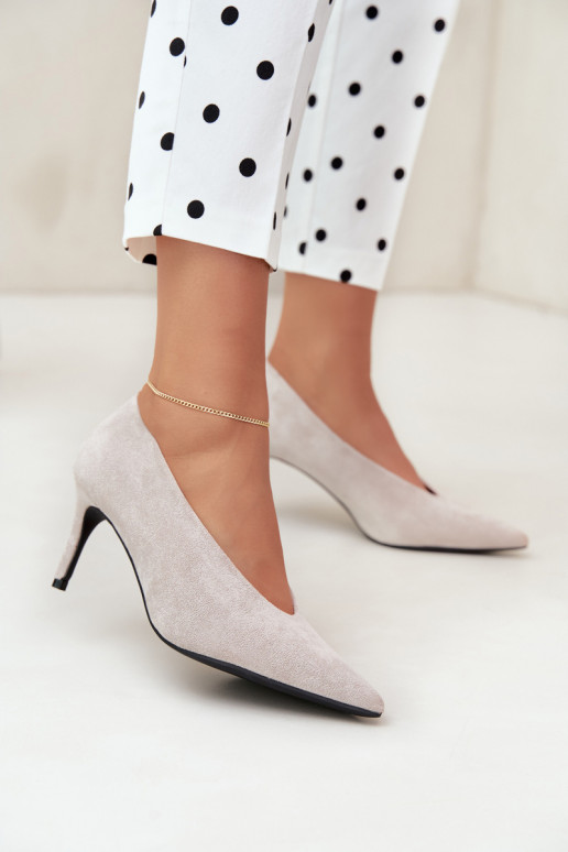suede women's shoes in gray Brenya