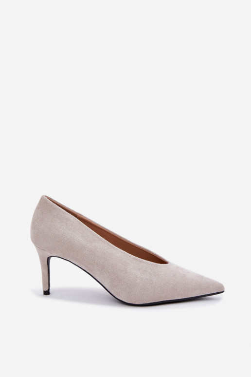 suede women's shoes in gray Brenya
