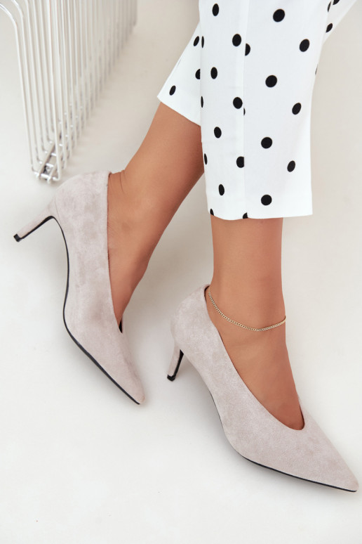 suede women's shoes in gray Brenya