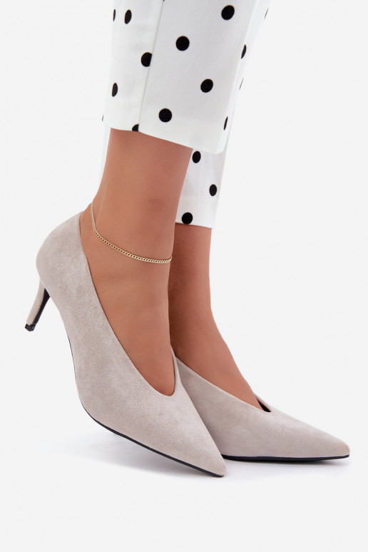 suede women's shoes in gray Brenya