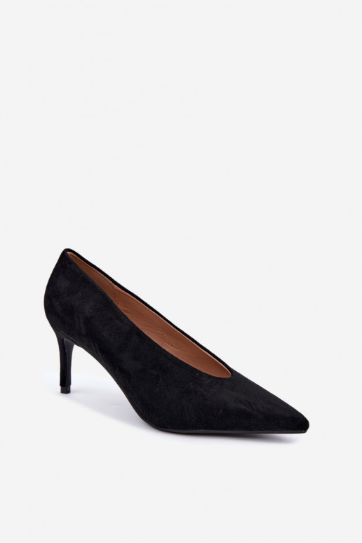 suede women's shoes in black Brenya