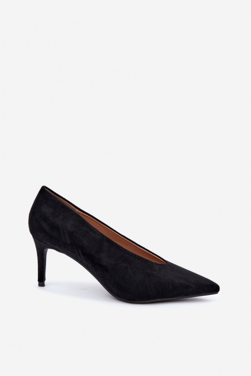 suede women's shoes in black Brenya