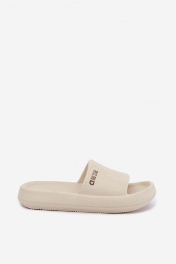 Women's Foam Slides Big Star UU274087 Beige 2