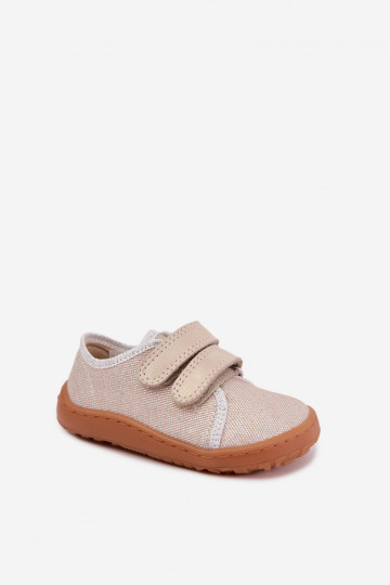 Kids' Barefoot Slippers Froddo Canvas G1700440-1 Gold