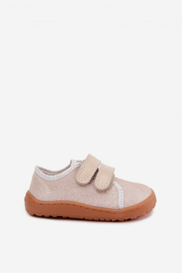 Kids' Barefoot Slippers Froddo Canvas G1700440-1 Gold 2