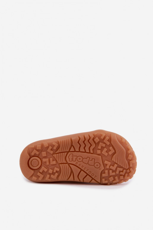 Vaikiškos Barefoot šlepetės Froddo Canvas G1700440-1 Auksinės