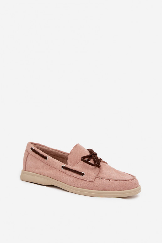 Women's loafers with stylish details Calivra light pink