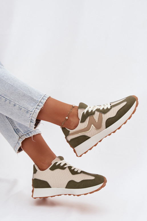 Green platform sneakers Janelora