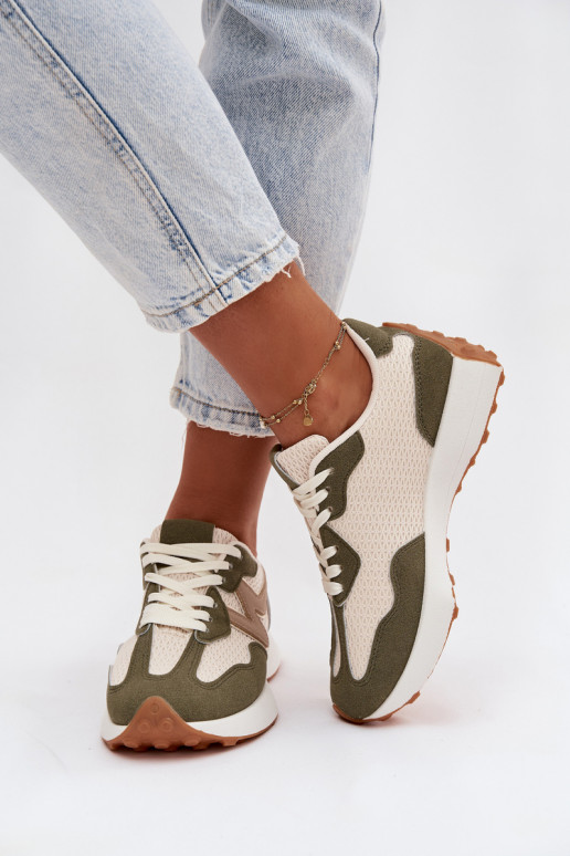 Green platform sneakers Janelora