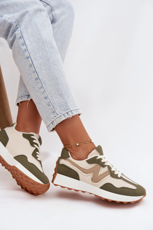 Green platform sneakers Janelora