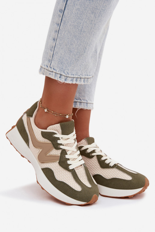 Green platform sneakers Janelora