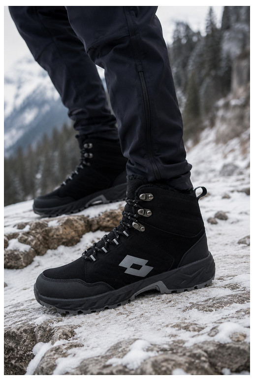winter boots Trekas for men insulated LOTTO 2401210U KETCHAM black