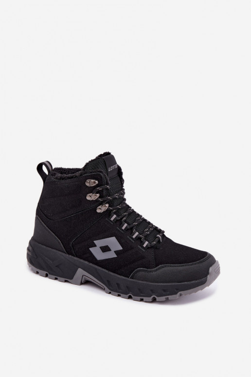 winter boots Trekas for men insulated LOTTO 2401210U KETCHAM black