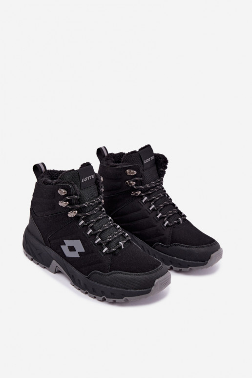 winter boots Trekas for men insulated LOTTO 2401210U KETCHAM black