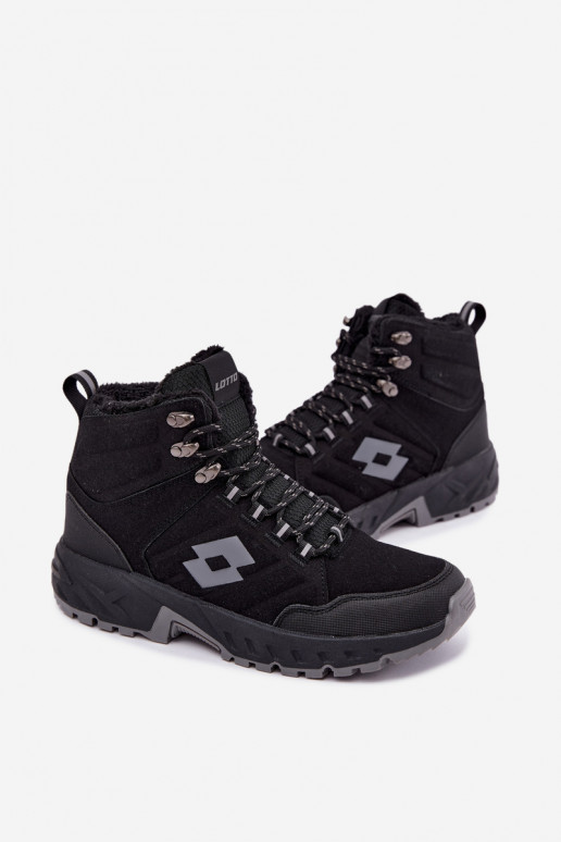 winter boots Trekas for men insulated LOTTO 2401210U KETCHAM black