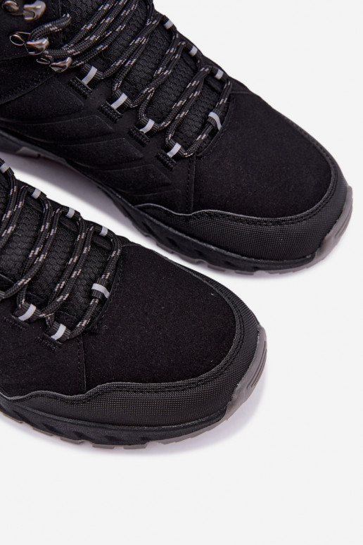 zimowe buty Trekas dla mężczyzn ocieplane LOTTO 2401210U KETCHAM czarne