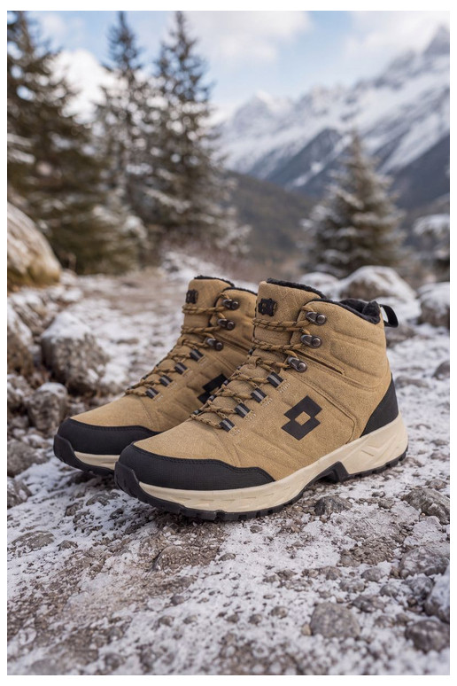 winter boots Trekas for men insulated LOTTO 2401210U KETCHAM brown
