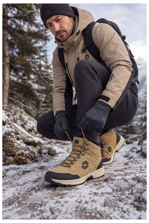 winter boots Trekas for men insulated LOTTO 2401210U KETCHAM brown