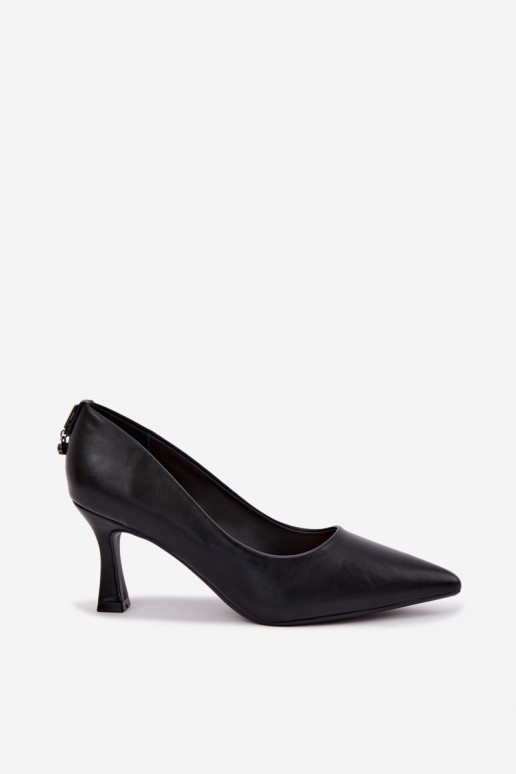 Buty na obcasie w kolorze czarnym Vinceza 62330