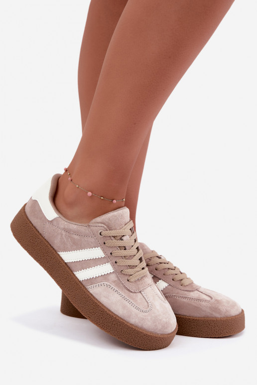 Bellmont sand faux suede sneakers
