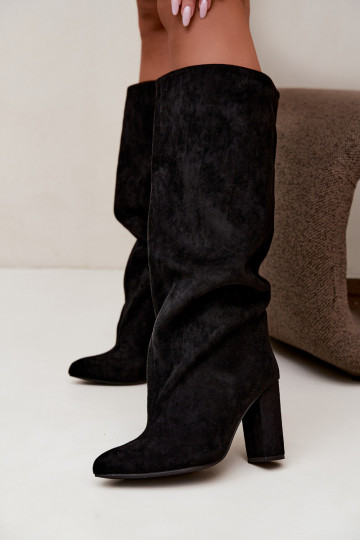 Ankle boots with heels in black Adoria 2